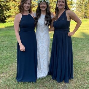 Jenny Yoo “Kayla” dress. Navy